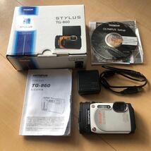 【ジャンク】オリンパス Tough タフ STYLUS スタイラス TG-860 コンパクトデジタムカメラ　液晶不良_画像1