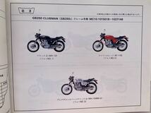 ホンダGB250クラブマン純正パーツリスト　パーツニュース付き美品_画像3