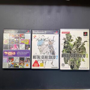 ps2 3タイトル　まとめ売り　メタルギア　metal gear 