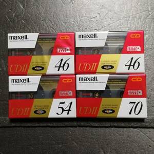 未開封　カセットテープ　maxell UDⅡ　4本セット