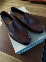 新品　Clarks クラークス　ドライビングシューズ　茶　表示サイズ6,5 実寸25〜25.5Cm_画像3