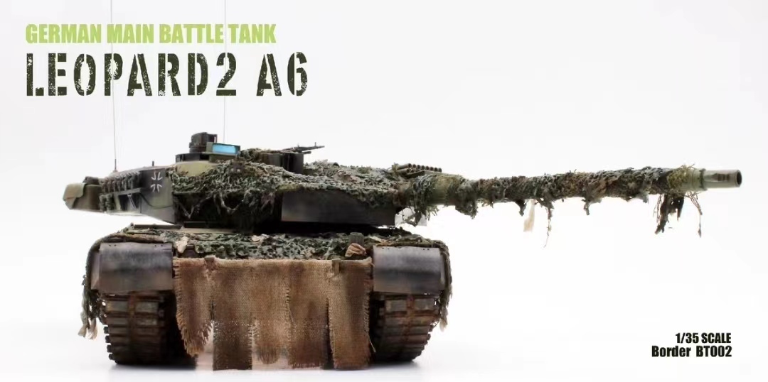 1/35 नाटो तेंदुआ 2A6 मुख्य युद्धक टैंक संयोजन और रंगा हुआ तैयार उत्पाद, प्लास्टिक मॉडल, टैंक, सैन्य वाहन, तैयार उत्पाद