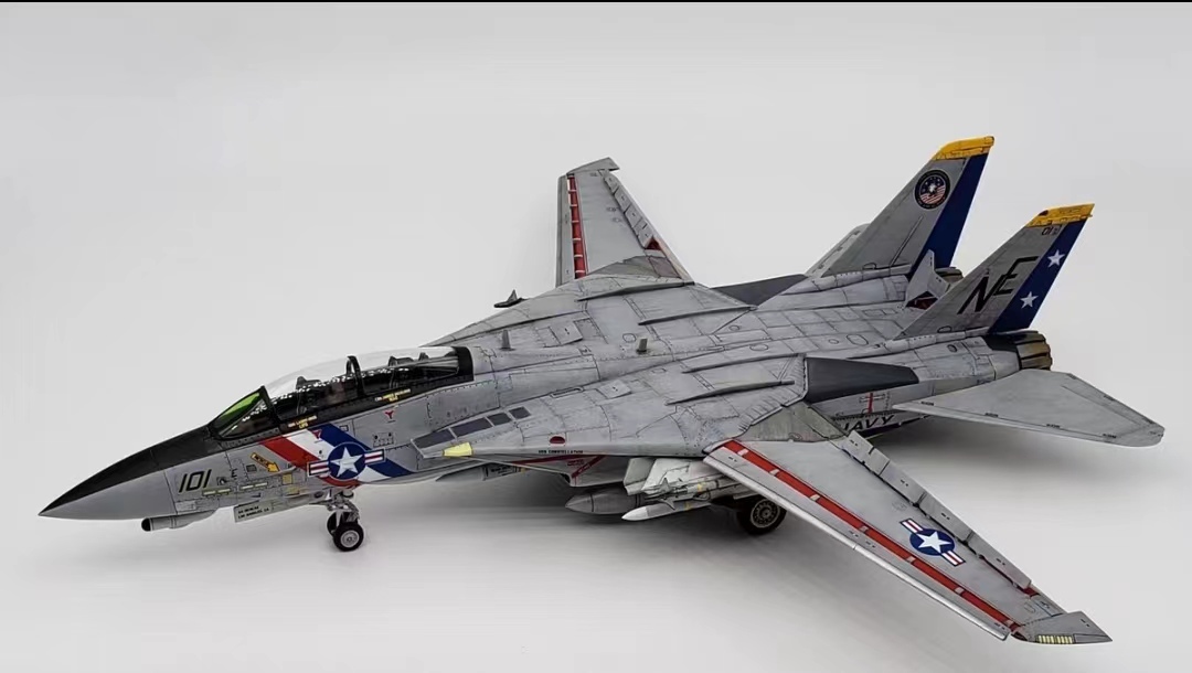 1/72 アメリカ空軍 F-14D TOMCAT 塗装済完成品, プラモデル, 航空機, 完成品