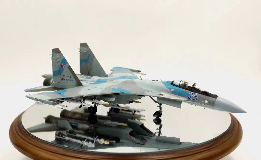 1/72俄罗斯空军苏-35拼装涂装完成品, 塑料模型, 飞机, 完成的产品