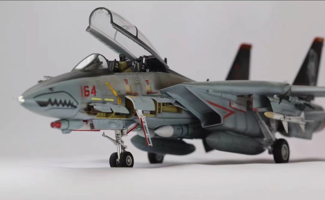 1/48 US Navy F-14D Tomcat painted finished product, Plastic Models, aircraft, Finished Product