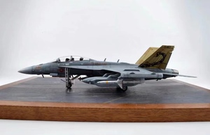 Art hand Auction 1/48美国EA-18G GROWLER 拼装涂装完成品, 塑料模型, 飞机, 完成的产品