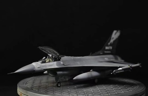 Art hand Auction Zusammengebautes und lackiertes Fertigprodukt einer amerikanischen F-16C im Maßstab 1:48, Plastikmodell, Flugzeug, Fertiges Produkt