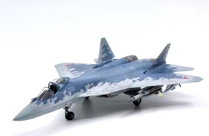 Art hand Auction ZVEZDA 1/72 रूसी वायु सेना SU-57 असेंबल और पेंट किया गया तैयार उत्पाद, प्लास्टिक मॉडल, हवाई जहाज, तैयार उत्पाद