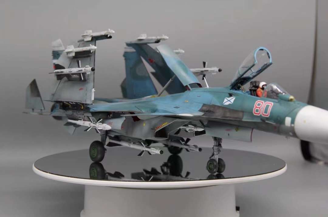 1/48 러시아 공군 Su-33 FLANKER D 조립 및 도색 완제품, 플라스틱 모델, 항공기, 완제품