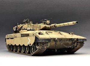 Art hand Auction タコム 1/35 イスラエル メルカバーMK1 主力戦車 組立塗装済完成品, プラモデル, 戦車, 軍用車両, 完成品