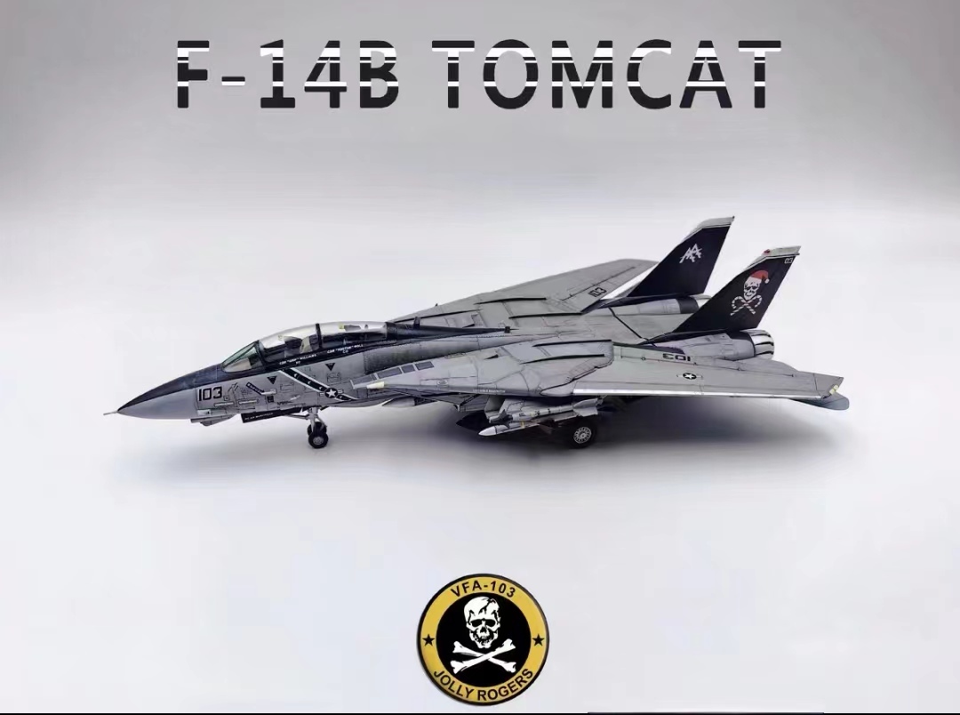 1/72 アメリカ空軍 F-14B トムキャット VF-103 塗装済完成品, プラモデル, 航空機, 完成品
