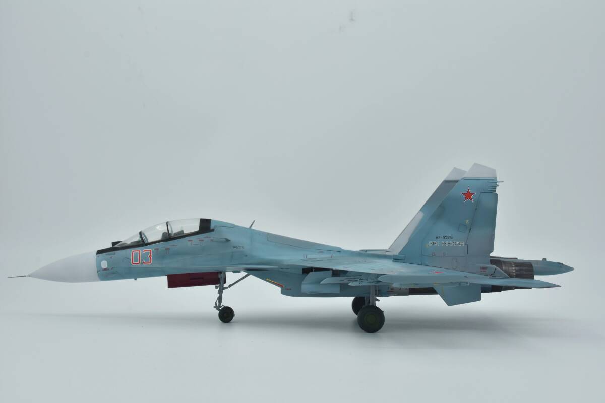1/72俄罗斯空军苏-30sm拼装涂装完成品, 塑料模型, 飞机, 完成的产品