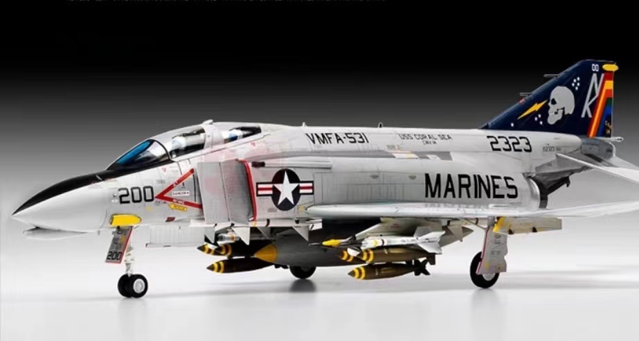 1/48 美国海军 F-4B/N 鬼怪 II 组装涂装完成品, 塑料模型, 飞机, 完成的产品