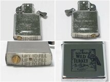 未使用 ZIPPO ジッポー WILD TURKEY ワイルドターキー 2002年製 箱付 ライター_画像8