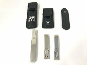 ☆中古☆ ZWILLING J.A. HENCKELS ツヴィリング J.A.ヘンケルス 折りたたみ 爪切り ３点セット 爪やすり ネイルケア