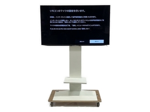 【引取限定】 SHARP AQUOS 4T-C55DQ1 55型 有機EL テレビ 2022年製 WAll TVスタンド付き 中古 直 T8478384