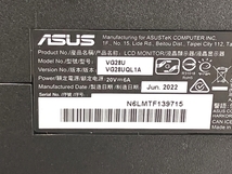 ASUS VG28UQL1A 液晶 ゲーミング モニター 2022年製 中古 良好 Y8504891_画像8