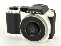 PENTAX K-01 ミラーレス 一眼 カメラ ボディ SMC PENTAX-DA 1:2.8 40mm XS レンズ キット 訳有 Y8502208_画像1