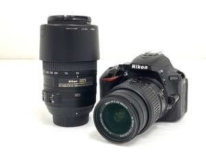 Nikon D5500 ダブルズームキット 18-55mm 55-300mm カメラ レンズ ニコン 中古 O8496017