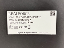 REAL FORCE R3HA12 キーボード ワイヤレス Bluetooth ブラック リアルフォース PC周辺機器 中古 W8497422_画像8