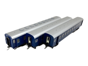 TOMIX 10系寝台車 オハネ12 1両 ナハ10 11形 青色 2両 計3両セット HOゲージ 鉄道模型 中古 W8511247