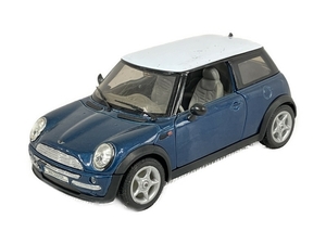 【1円】 WELLY 1/24 MINI COOPER ミニクーパー ネイビー ミニカー ジャンク N8359711