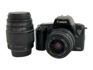 【1円】 CANON EOS 1000S フィルムカメラ SIGMA 70-210mm 28-70mm レンズ2個付 ジャンク N8362036