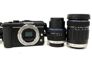 OLYMPUS PEN E-PL1s M.ZUIKO DIGITAL 14-42mm 1:3.5-5.6 40-150mm 1:4-5.6 オリンパス デジタル一眼レフカメラ 中古 良好 B8487912