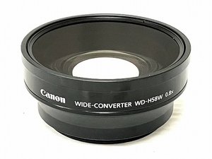 Canon WD-H58W 0.8× ワイドコンバーター カメラ レンズ キャノン 中古 美品 O8529943