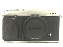 FUJIFILM X-E1 ミラーレス 一眼 デジタル カメラ ボディ ブラック レザーケース BLC-XE1 付き 富士フイルム 中古 良好 G8512043_画像1