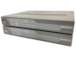 CISCO C891F サービス統合型ルータ 2台セット PC周辺機器 中古 W8506856