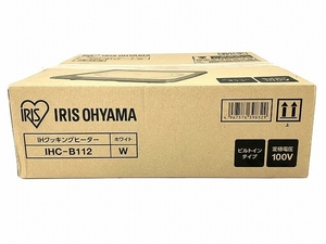 アイリスオーヤマ IHC-B112 IHクッキングヒーター ホワイト IRIS OHYAMA 未使用 O8532470