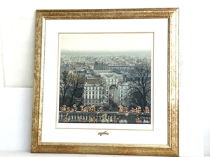 HIRO YAMAGATA ヒロ ヤマガタ RAINY AFTERNOON IN PARIS 絵画 美術 中古 O8494335