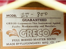 GRECO グレコ SV-800 ヴィンテージ セミアコ エレキギター ジャンク O8493370_画像10