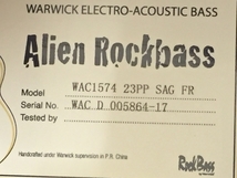 WARWICK Alien Rockbass ブラック エレクトリック アコースティック ベース 弦楽器 ワーウィック 中古 G8519884_画像9