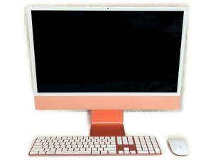 Apple iMac 24インチ M1 2021一体型 PC 16GB SSD 1TB Ventura CTOモデル オレンジ 中古 T8442291