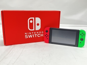 Nintendo Switch HAC-001 スイッチ ゲーム joy-con ネオングリーン ネオンピンク 有機EL タイプ ニンテンドー 任天堂 中古 H8509757