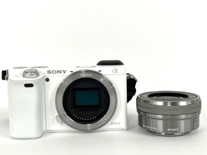 SONY ILCE-6000 α6000 ミラーレスカメラ 16-50mm F3.5-5.6 レンズキット ソニー カメラ 中古 Y8525090
