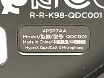 HyperX 4P5P7AA QuadCast S スタンドアロンマイク USB ストリーマー ゲーミング PC周辺機器 クアッドキャスト 中古 O8539615_画像9