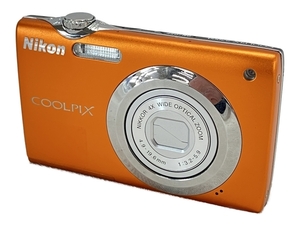 NIKON COOLPIX S3000 コンパクト デジタルカメラ ファインオレンジ ニコン クールピクス カメラ 中古 W8478456