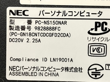 NEC LAVIE Note Standard NS150/NAR 15.6型 ノート PC 4205U 1.80GHz 8GB HDD 1TB カームレッド Win 10 Home ジャンク T8422434_画像9