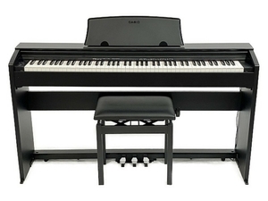 【引取限定】 CASIO Privia PX-770BK 電子ピアノ 88鍵盤 2022年製 椅子付き カシオ プリヴィア 中古 直 T8521080