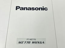 Panasonic パナソニック 業務用プロジェクター PT-MZ770 リモコン欠品 8000 ルーメン 中古 訳有 T8500362_画像7