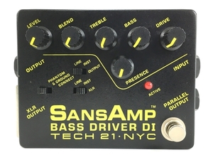 TECH 21 SANSAMP BASS DRIVER DI V1後期型 TECH 21 ベース用ダイレクトボックス プリアンプ 音響機材 中古 Y8545188