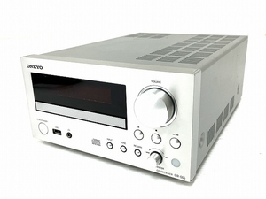 ONKYO CR-555 CDレシーバー リモコン付き CDプレーヤー オーディオ機器 オンキョー 中古 O8535604