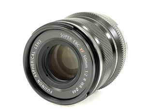 FUJIFILM FUJINON ASPHERICAL SUPER EBC XF 50mm F2 R WR カメラレンズ フジフィルム 中古 良好 O8559124