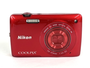 Nikon COOLPIX S4300 グロッシーレッド コンパクト デジタルカメラ 中古 良好 Y8540939