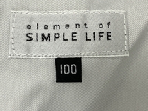 element of SIMPLE LIFE メンズ スラックス パンツ エレメント オブ シンプルライフ ファッション 未使用 H8559291_画像4