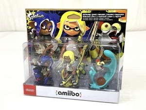 Nintendo amiibo NVL-001 オクトリングブルー インクリングイエロー コジャケ 3体セット スプラトゥーン ボーイ イカ 23 未使用 O8560421