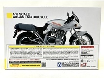 アオシマ 1/12 完成品 バイクシリーズ SUZUKI GSX11010S 刀 SL 銀 フィギュア 中古 M8532835_画像4
